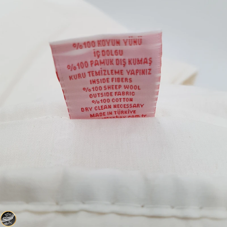 لحاف لایت پشمی دونفره برند Cotton Box مدل Yun C.F (سایز 195X215 سانتی متر - کرم)