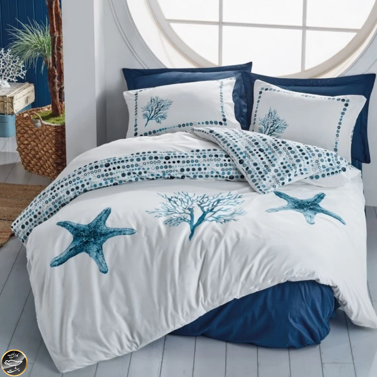 ست کاور لحاف یک نفره (سه تکه) Maritime - Star Lacivert