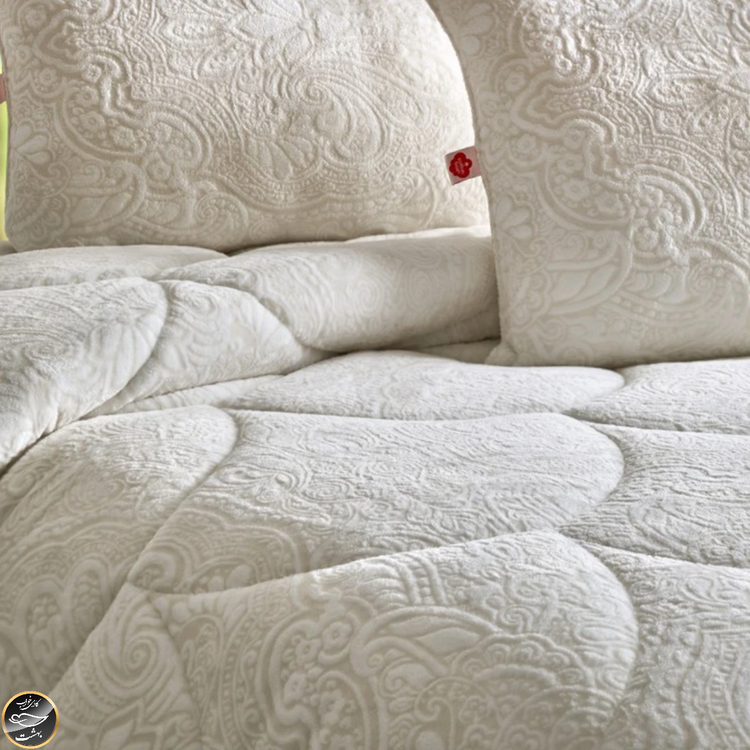 لحاف دونفره برند Cotton Box مدل Posh C..F (سایز 195X215 سانتی متر - کرم)