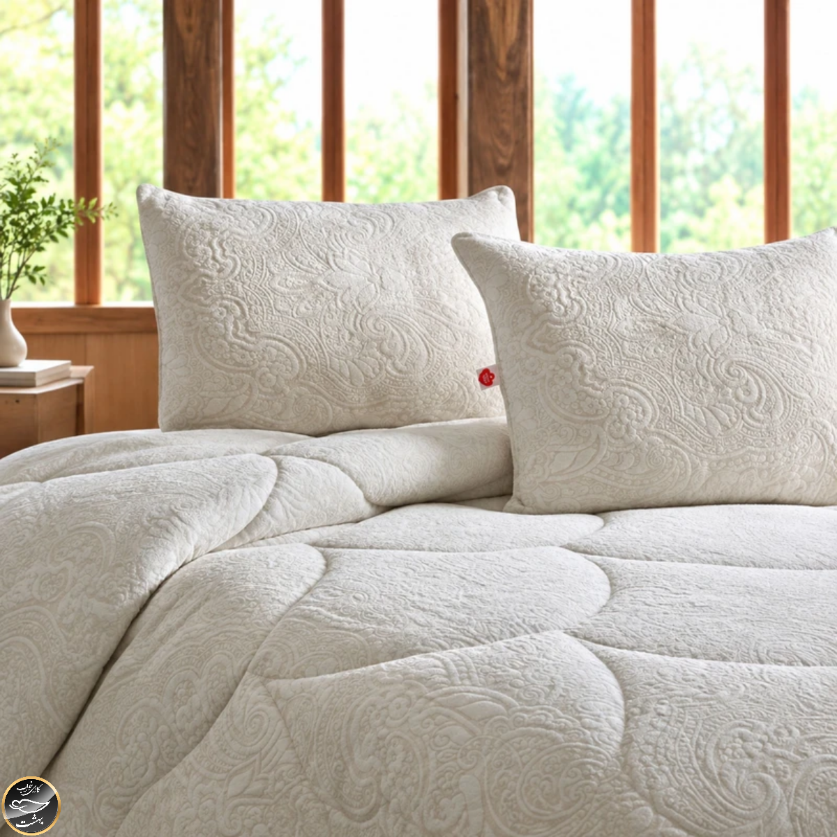 لحاف دونفره برند Cotton Box مدل Posh C..F (سایز 195X215 سانتی متر - کرم)