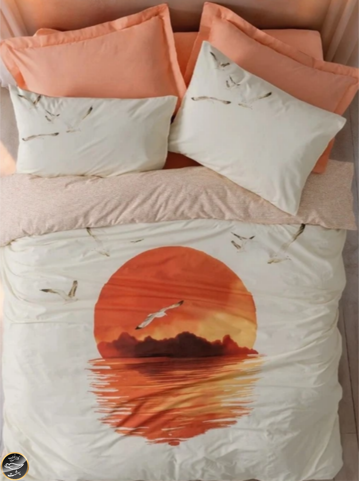 ست کاور لحاف یک نفره (سه تکه) Maritime - Sunset Somon